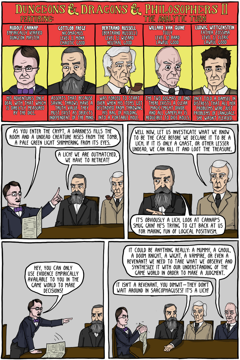 Illustration for article titled Existential Comics: D&D and Philosophers